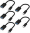 USB C to USB Adapter 5 Pack, USB Type C Male to USB Female OTG Cable, Adapter for iPhone 15 Pro Max iPad MacBook Pro/Air 2023 2022 M1 M2 Galaxy S2...