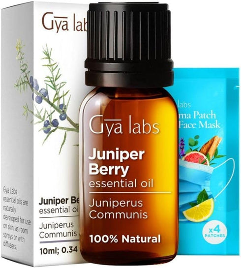 Gya Labs Juniper Berry Essential Oil for Diffuser - 0.34 Fl Oz - 100% Pure Natural Juniper Essential Oil for Skin & Candle Making - Fresh Woodsy &...