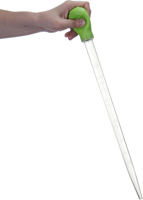 50 ML Coral Feeder Long Syringe, Aquarium Long Syringe Dropper Pipette Turkey Baster for Marine Fish Feeding ?Green/Long Syringe)...