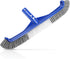 Pool Brush Head, 17.5" Pool Brushes for Cleaning Pool Walls, Curved Ends High-Efficiency Pool Scrub Brush,Premium Nylon Bristles Pool Brush with E...