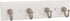 Franklin Brass Key Tidy (2-Pack) Pure White Key Holder 7" Wall Mount Key Rack 4 Key Hooks for Wall, Hallway, Entry Small Keychain Rail Organizer B...