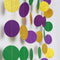 Decor365 Gold Purple Green Mardi Gras Decorations Glitter Dot Mardi Gras Garland Decor Circle Streamers Fat Tuesday Banner Carnival Themed Backdro...