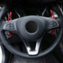 KIMISS 2pcs Aluminum Alloy Car Steering Wheel Shift Paddle Blade Shifter Extension for A3/A4L 2013-2016, for A5 2012-2016, etc Bright Red Color Ac...