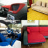 Suede Fabric by The Yard Polyester Soft Ventilation Material 64" W×24" L Synthetic Micro-Suede Fabric Double-Side for Car Headliner Cushion Sofa R...
