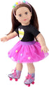 18 Inch American Doll Clothes and Accessories Doll Travel Skating Sport Playset Doll Outdoor Sport Accessories (Not Include Doll)...