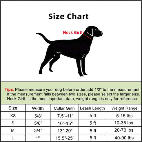 Dog Collar and Leash Set, Rose Pattern, Polyester Material, 5ft Matching Leash, for Small Dogs.(S, Green Rose Set)...