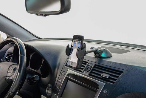 ARKON Mounts Windshield or Dash Car Mega Grip Phone Holder Mount | Universal Phone Fit | Adjustable Angle | Strong Windshield Suction | Compatible...