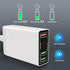 XMSJSIY Battery Clip 12V/24V/36V to USB 5V 2.4A/12V 2A Fast Charger DC Converter Power Adapter Buck Regulator Charger 30W QC 3.0 3-Port USB Plug w...