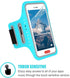 Phone Armband for Running Armband Cell Phone Holder for iPhone 16 16e 15 14 13 12 11 Pro MAX XS XR X Plus Mini Galaxy,Fingerprint Touch ID&Key Poc...