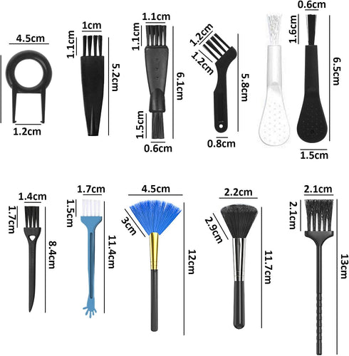 Keyboard Cleaning Brushes 12 in 1 Anti-Static Cleaning Brush Set for Computer Laptop Keyboard Electronic Devices Cleaning Brush Kit Track Small Na...