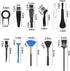 Keyboard Cleaning Brushes 12 in 1 Anti-Static Cleaning Brush Set for Computer Laptop Keyboard Electronic Devices Cleaning Brush Kit Track Small Na...