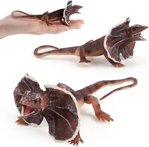 Realistic Lizard Animal Model Toys 2 Pcs Simulated Lizard Reptile Figurine Collection Playset Science Educational Props...