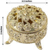 2.5 Inch Plastic Trinket Box Wedding Favor Table Decorations-Gold (12 Sets)...