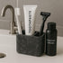 Creative Home Natural Charcoal Marble Maluku Collection Deluxe Rectangular Toothbrush Holder Makeup Brush Organizer Bathroom Countertop Organizer...