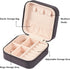 LETURE PU Leather Small Jewelry Box, Travel Portable Jewelry Case for Ring, Pendant, Earring, Necklace, Bracelet Organizer Storage Holder Boxes (B...