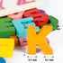 Alphabet Puzzle Wooden Puzzles for Toddlers 1 2 3 4 5 Year Old, ABC Puzzle Shape Alphabet Learning Puzzles Toys with Puzzle Board & Letter Blocks,...