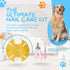 Rotatable Dog Nail Scratch Board with Hidden Treats Compartment, 3 in 1 Dog Nail Care Solution, Dog Scratch Pad for Nails, Nail Filing Board for D...
