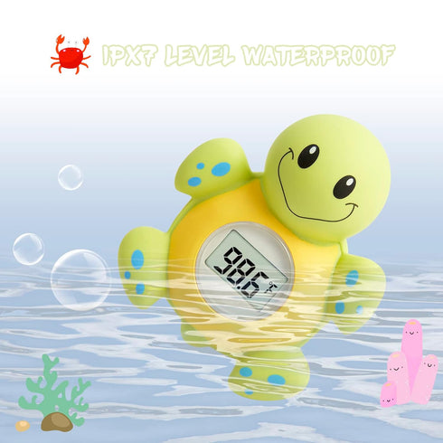 Baby Bath Thermometer (Upgraded Version) with Automatic Water Induction Switch, Baby Bath Float and Play Toy for Infant, Smart Accurate Bathroom S...