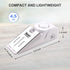 3 Pack Door Stop Alarm, Door Stopper with 120DB Security Alarm, Floor Wedge Door Stop Siren, Door Security Devices for Traveling, Apartment, Hotel...