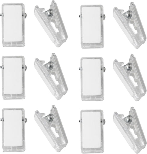 20pcs Double-Sided Adhesive Spring Clips for Poster Photo Wall Teacher Student Home Applications (Clear)...