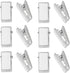 20pcs Double-Sided Adhesive Spring Clips for Poster Photo Wall Teacher Student Home Applications (Clear)...