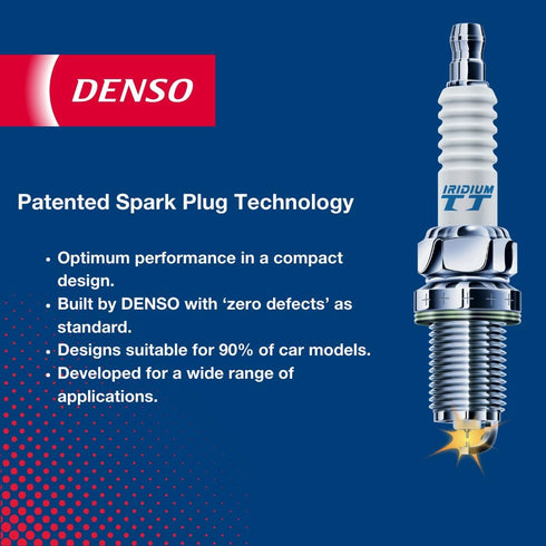 Denso (4713) IT16TT Iridium TT Spark Plug, (Pack of 1)...