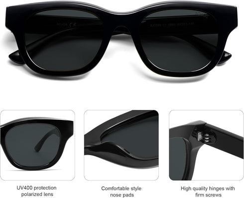 SOJOS Polarized Sunglasses womens men Trendy Small Designer Shades SJ2289...