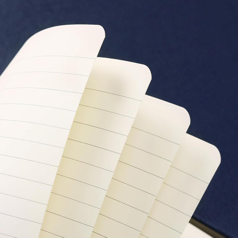 Ruled Notebook/Journal - Classic Lined Journal/Notebook, 5.3'' x 8.26'', Hardcover with Thick Paper, Banded + Pen Holder +Inner Pocket - Dark Blue...