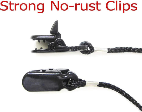 Set of 2 Cap Clips and Hat Chin Strap Windproof Clip Universal Clip Anti-lost Strap Multi-function Clip with Strap for Golfing, Fishing, Boating, ...