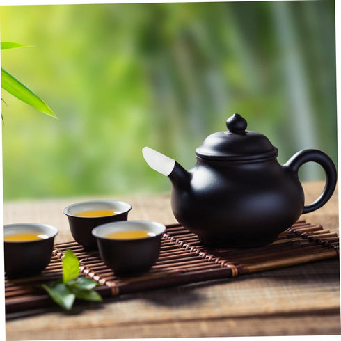 4pcs Teapot Spout Dust Cover Ceramic Decked Accessories Silicone Case Pour Spout Caps Spray Nozzle Spout Cover for Teapot Home Kettle Spout Cover ...