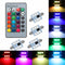 578 LED Bulb 41mm 42mm 212-2 211-2 578 Festoon LED Bulbs 16 Colors RGB with Remote Control Replacement for Map Dome License Plate Courtesy Lights ...