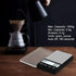 MAXUS Espresso Scale with Timer 1000g/0.1g Drip Coffee Scale, Small and Handy Barista Scale, Brew Drip Tray Coffee Scale, Backlit LCD for Fast and...