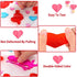 XIMISHOP 6pcs Valentine's Day Gel Window Clings,Valentine's Day Window Clings Sticker for Valentine's Day Window Decors...