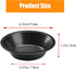 5Inch Mini Pie Pans, Pie Plates for Baking, 7.8Oz Round Bakeware Set for Baking Pies, Cakes, Tarts, Desserts - Black...