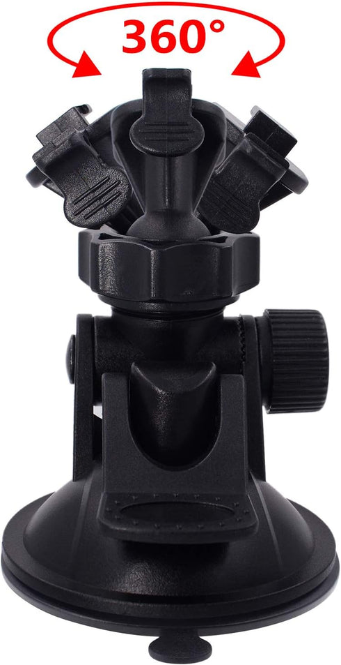 Dash Cam Suction Mount - Windshield & DashBoard Suction Cup Mount Holder/w Various Joints for Yi/Rexing/Falcon/Old Shark/VANTRUE/KDLINKS/WheelWitn...