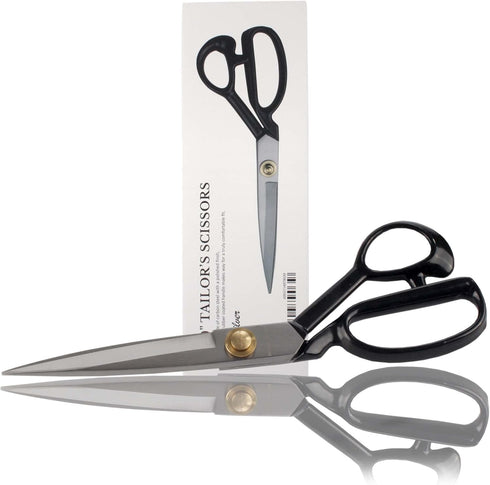 JubileeYarn Professional Carbon Steel Fabric Scissors - 10" Silver - 1 Pair...