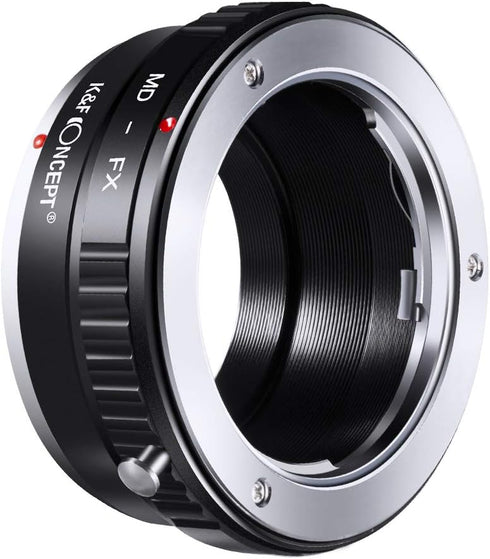 K&F Concept MD Minolta MD MC Rokkor Lens to Fujifilm FX Mount Camera Adapter,MD to FX Lens Adapter for Fuji X-Pro1 X-Pro2 X-E1 X-E2 X-M1 X-A1 X-A2...