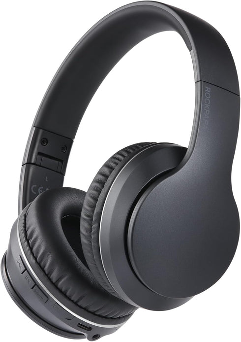 rockpapa E7 Over Ear Wireless Bluetooth Headphones with Mic Without Travel Case, Foldable Wired/Wireless Headphones with Microphone for Kids Child...