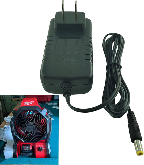 23-81-0701 Class 2 Power Adapter Replacement for Milwaukee M18 Jobsite Fan Power Supply...