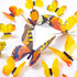 60PCS Butterfly Wall Decals - 3D Butterflies Decor for Wall Removable Mural Stickers Home Decoration Kids Room Bedroom Decor (Yellow)...