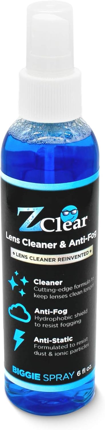 Anti-Fog 6oz Spray | Eye glasses cleaner | Goggles anti fog | Sunglasses cleaner | Windshields | Mirrors | Visors | Safe for all Lenses |+ With Mi...
