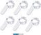 Fairy Lights CR2032 Battery Operated,6.6Ft/2Meter 20 LEDs Micro Silver Wire String Lights for Bedroom Christmas Party Wedding Decoration (Cool Whi...