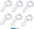 Fairy Lights CR2032 Battery Operated,6.6Ft/2Meter 20 LEDs Micro Silver Wire String Lights for Bedroom Christmas Party Wedding Decoration (Cool Whi...