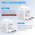 2 Pack European Travel Plug Adapter, LANUEE Italy Power Adapter with USB C Port, 2 in 1 Type C/L Foldable EU Outlet Adapter,Travel Accessories to ...