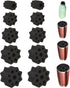 Cup Turner Foam Sets, 10PCS 5 Size Tumbler Turner Foams Inserts for 3/4 Inch PVC Pipe, Tumbler Spinner Foams Fit 40 oz 30 oz 20 oz 10 oz All Tumbl...