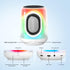 Cute Small Bluetooth Speakers with RGB Multi-Colors Rhythm Lights, Portable Bluetooth Speaker with FM Radio, Loud Stereo Sound, Dual Pairs, Teenag...
