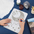 Wall Stencils for Painting 12X8 inches Reusable Star Moon Tile Stencil Walls Concrete Floor Stencils for Painting Patio Wall Cement Bathroom Floor...