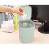 Tiny Countertop Trash Can, 0.5 Gallon with Push-Button (Green)...