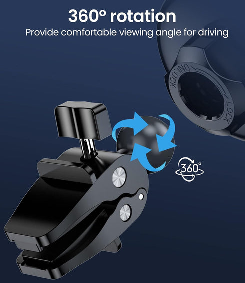 MOKPR Universal Air Vent Clip for Wireless Car Charger & Car Mount, Ultra Strong Anti-Shake Vent Grip for Most Car Phone Mount Holders with Joint ...