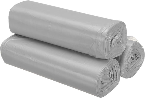 PATIKIL 4 Gallon Trash Bags, 3 Rolls / 60 Counts Thicken Rubbish Bags Portable Small Garbage Bags for Office Bedroom Kitchen, Grey...